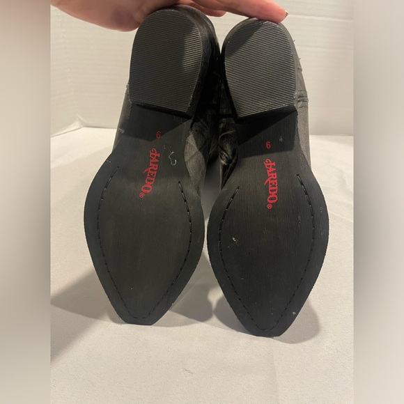 LAREDO Stevie Inlay Snip Toe Gray Distressed Western Cowgirl Boots Women’s 9 - Picture 4 of 5